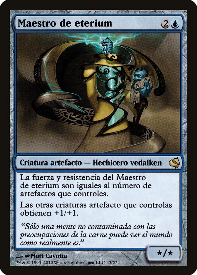 Master of Etherium (Spanish) - "Maestro de eterium"
