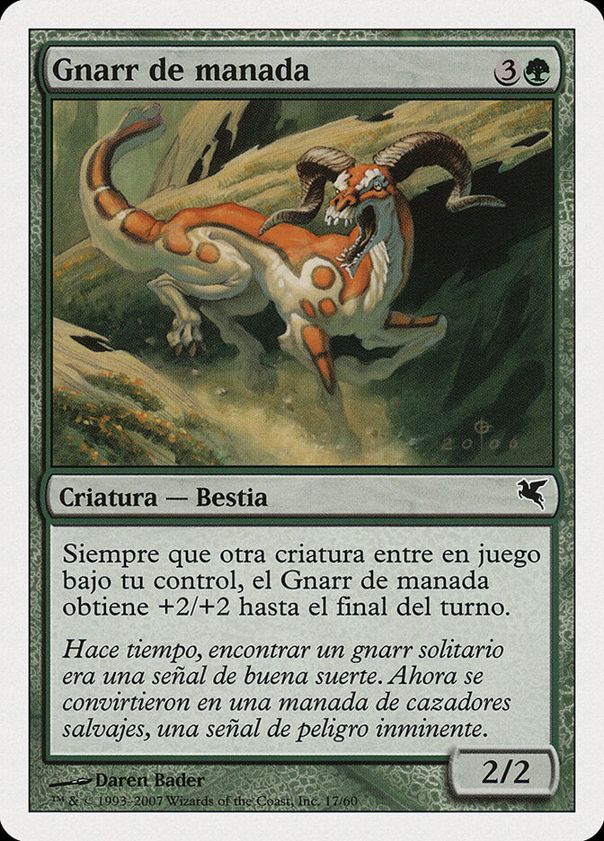 Herd Gnarr (Spanish) - "Gnarr de manada"