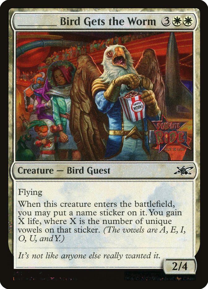 _____ Bird Gets the Worm (Galaxy Foil)