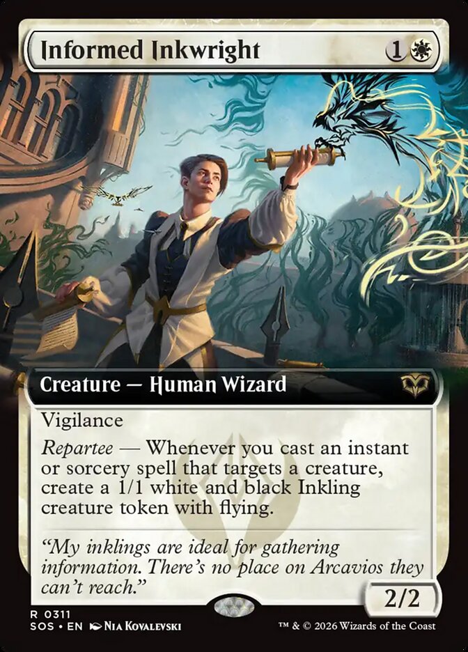 Informed Inkwright (Extended Art)