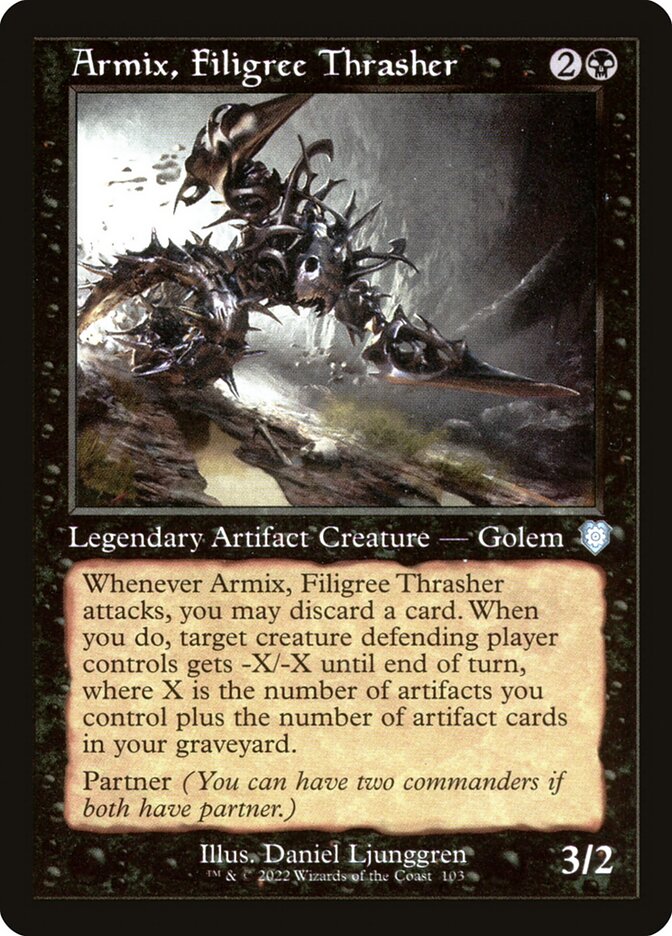 Armix, Filigree Thrasher (Retro Frame)