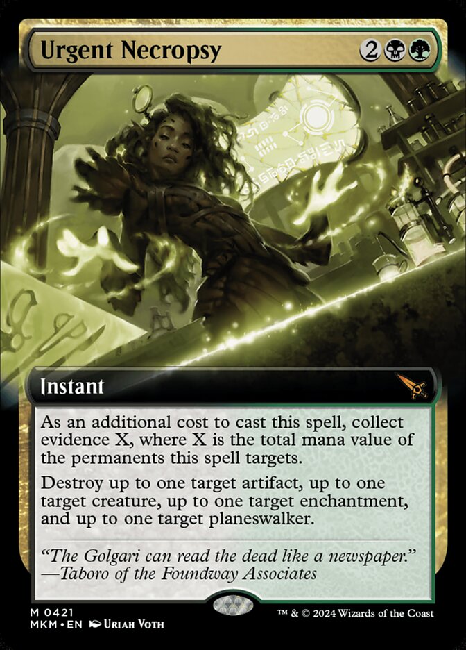 Urgent Necropsy (Extended Art)