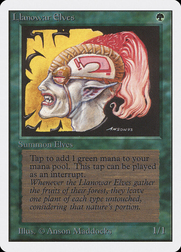 Llanowar Elves - Magic: The Gathering