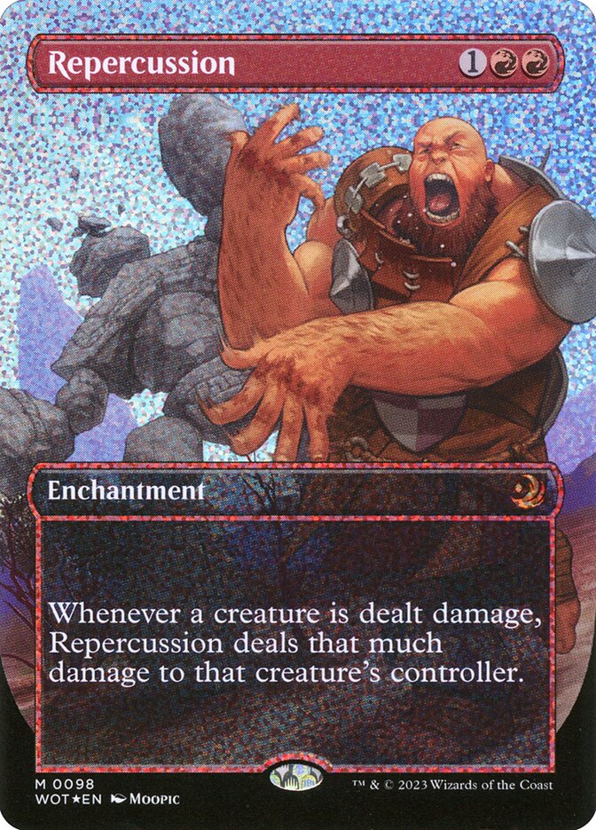 Repercussion (Anime Borderless) (Confetti Foil)