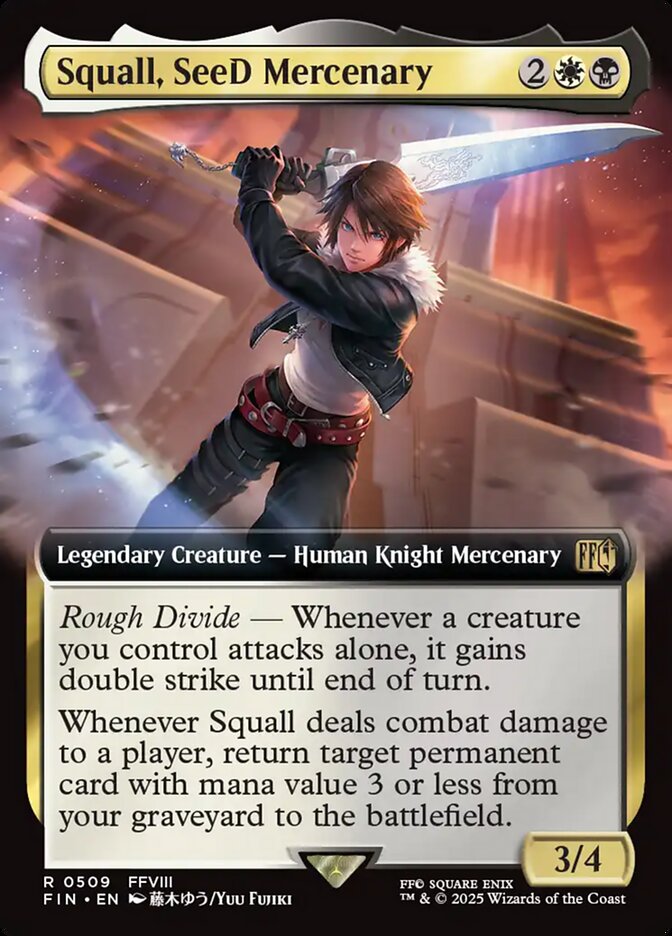 Squall, SeeD Mercenary (Extended Art)