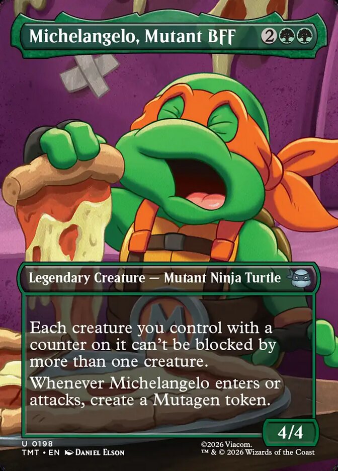 Michelangelo, Mutant BFF (Borderless)