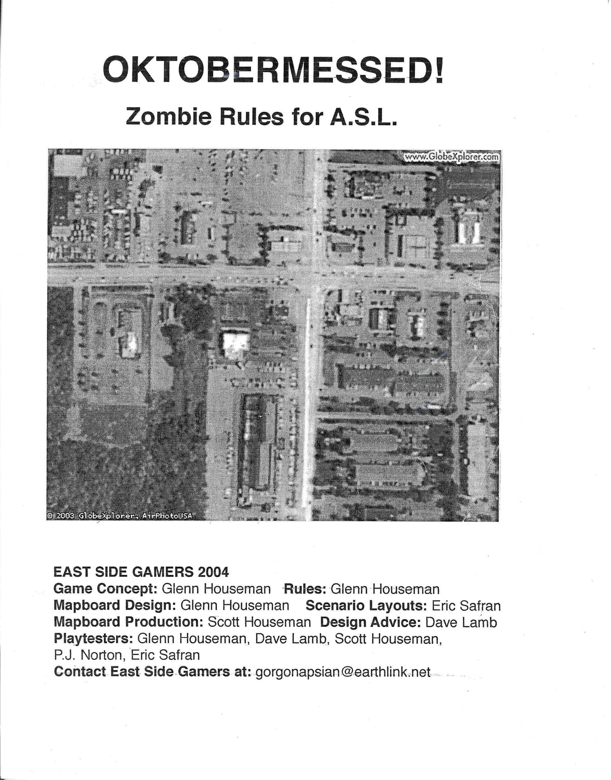 Oktobermessed!  Zombie Rules for ASL