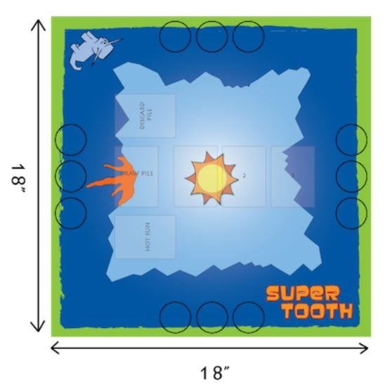Super Tooth: Landscape Playing Board
