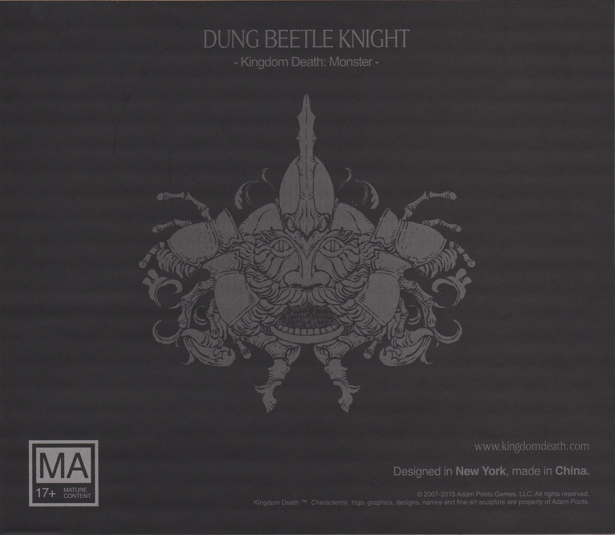Kingdom Death: Monster – Dung Beetle Knight Expansion