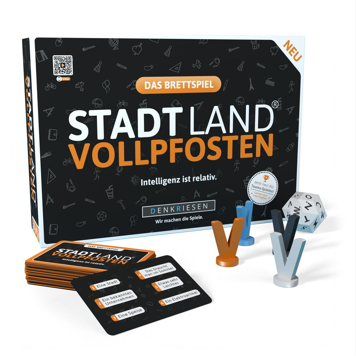 Stadt Land Vollpfosten: Das Brettspiel