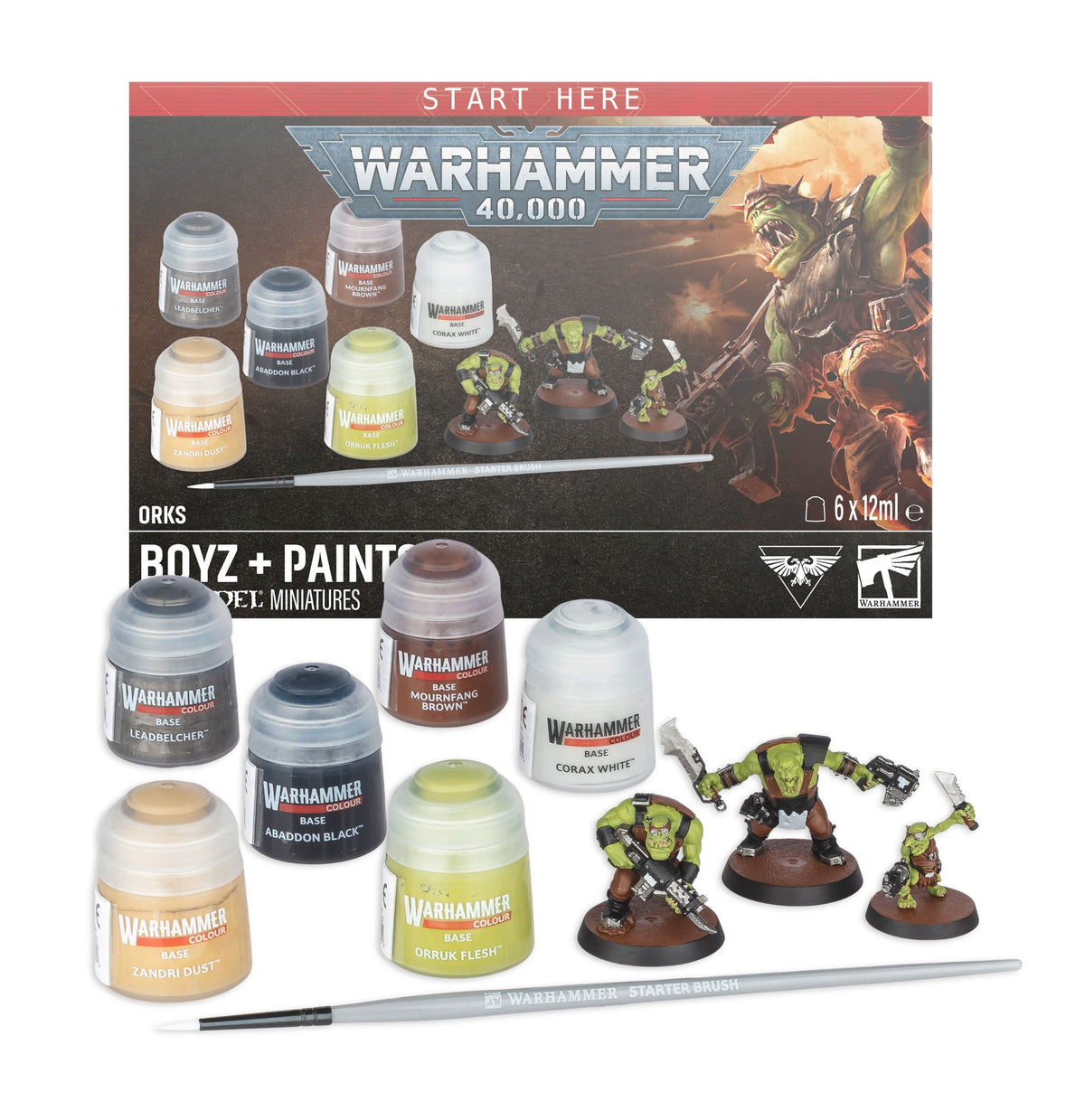 Warhammer 40000 Orks + Paints