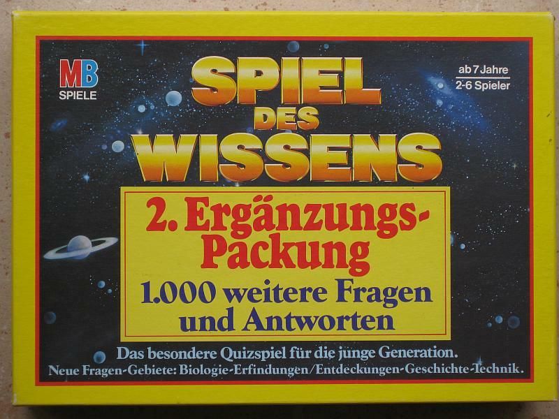 Spiel des Wissens 2. Ergänzungspackung