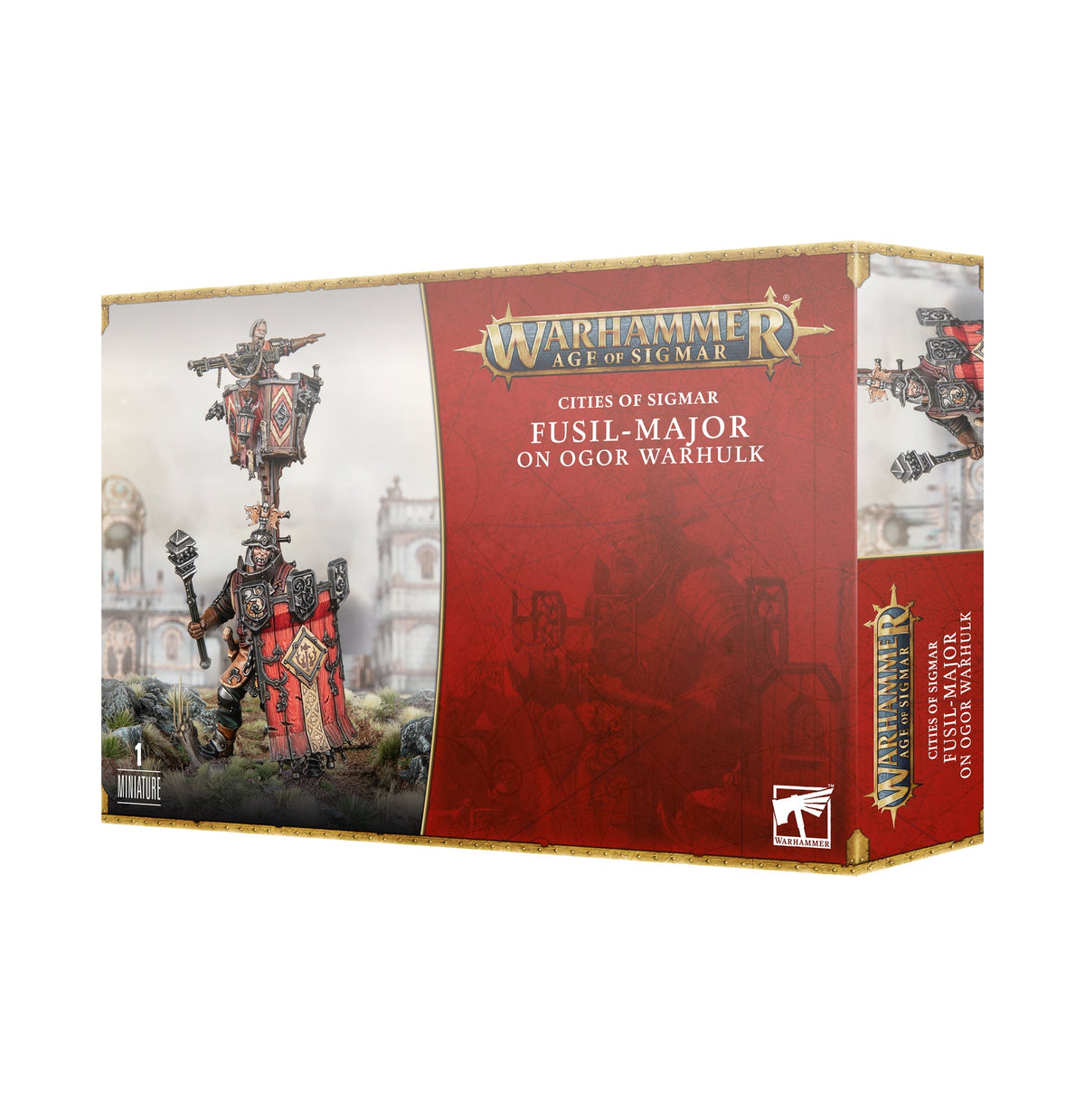 Cities Of Sigmar Fusil-Major On Ogor Warhulk