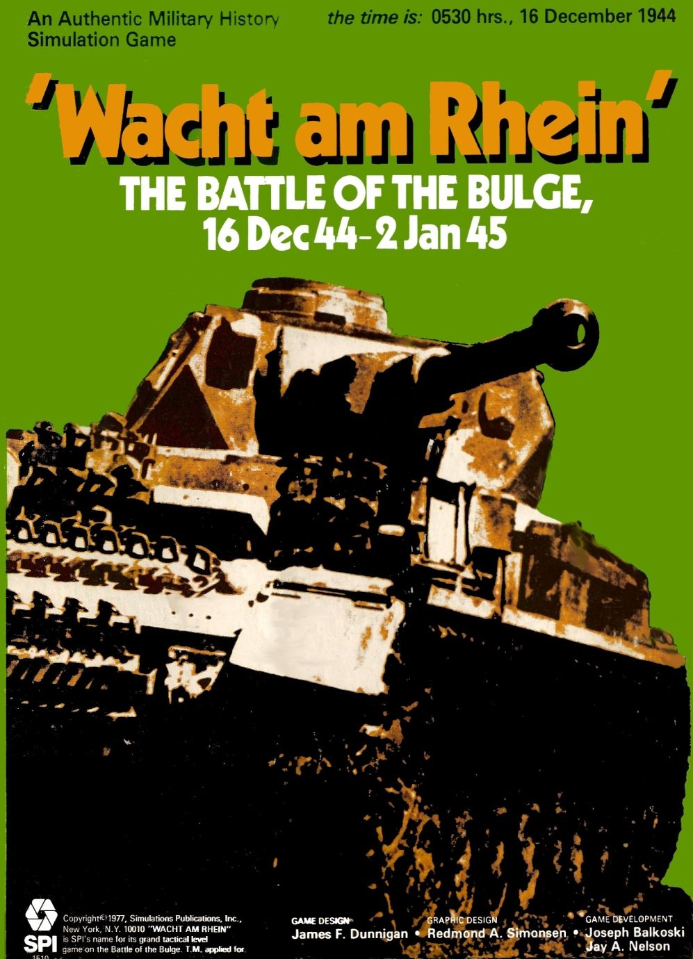 'Wacht am Rhein': The Battle of the Bulge, 16 Dec 44 – 2 Jan 45