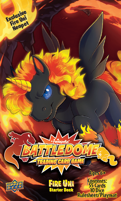 Neopets Battledome Trading Card Game: Fire Uni Starter Deck