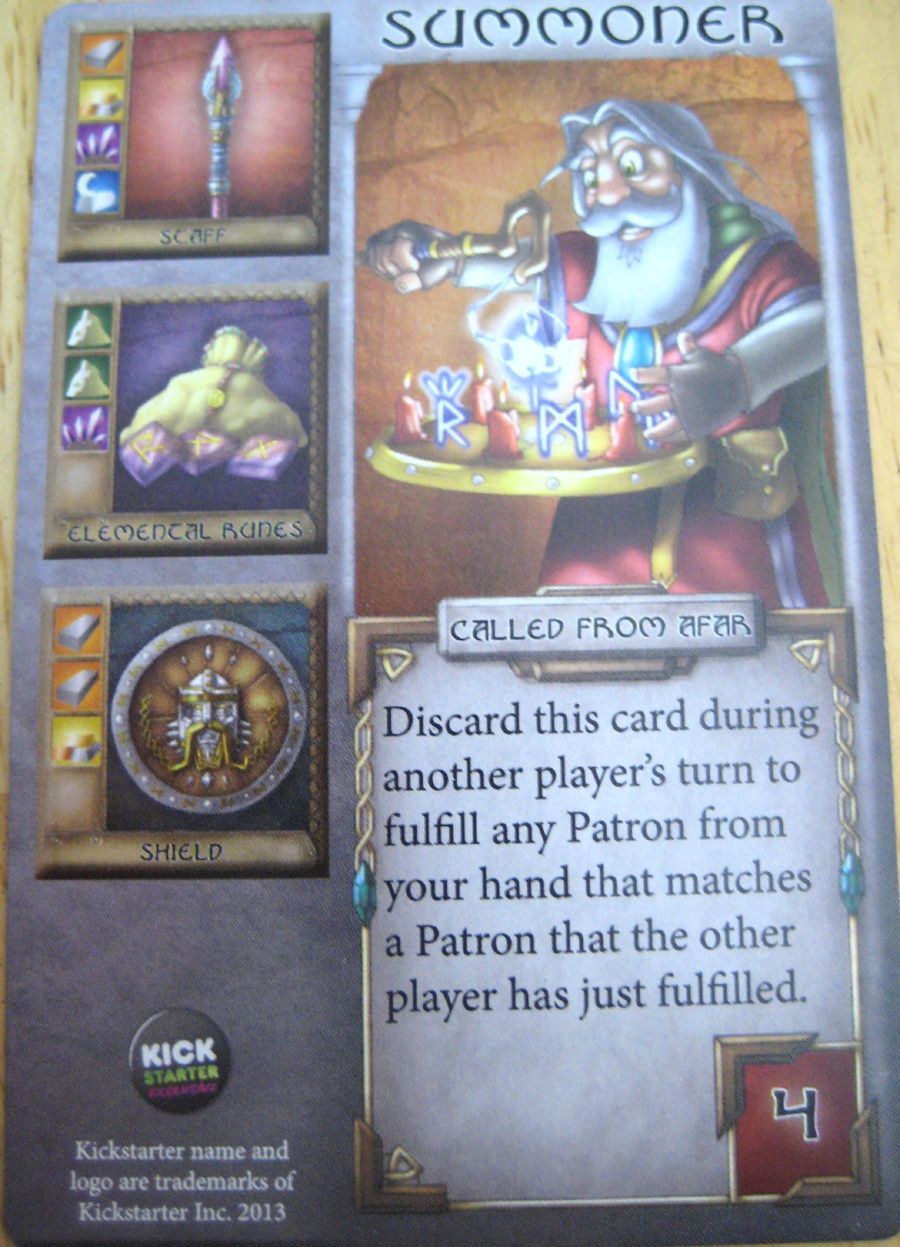 Dwarven Miner: Summoner Patron Card