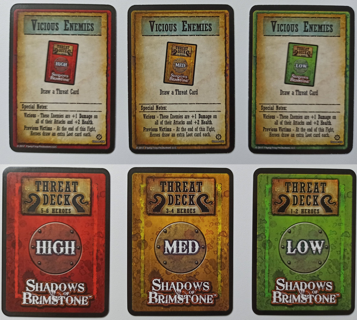 Shadows of Brimstone: DiceFest 2019 Promo Cards