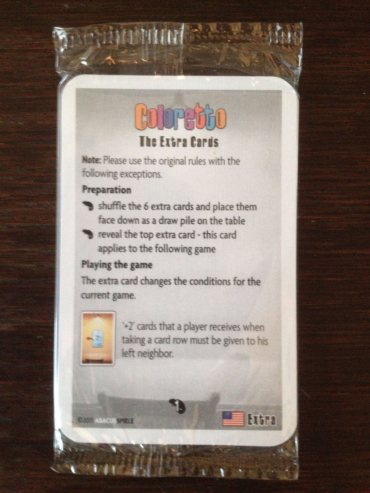 Coloretto: The Extra Cards