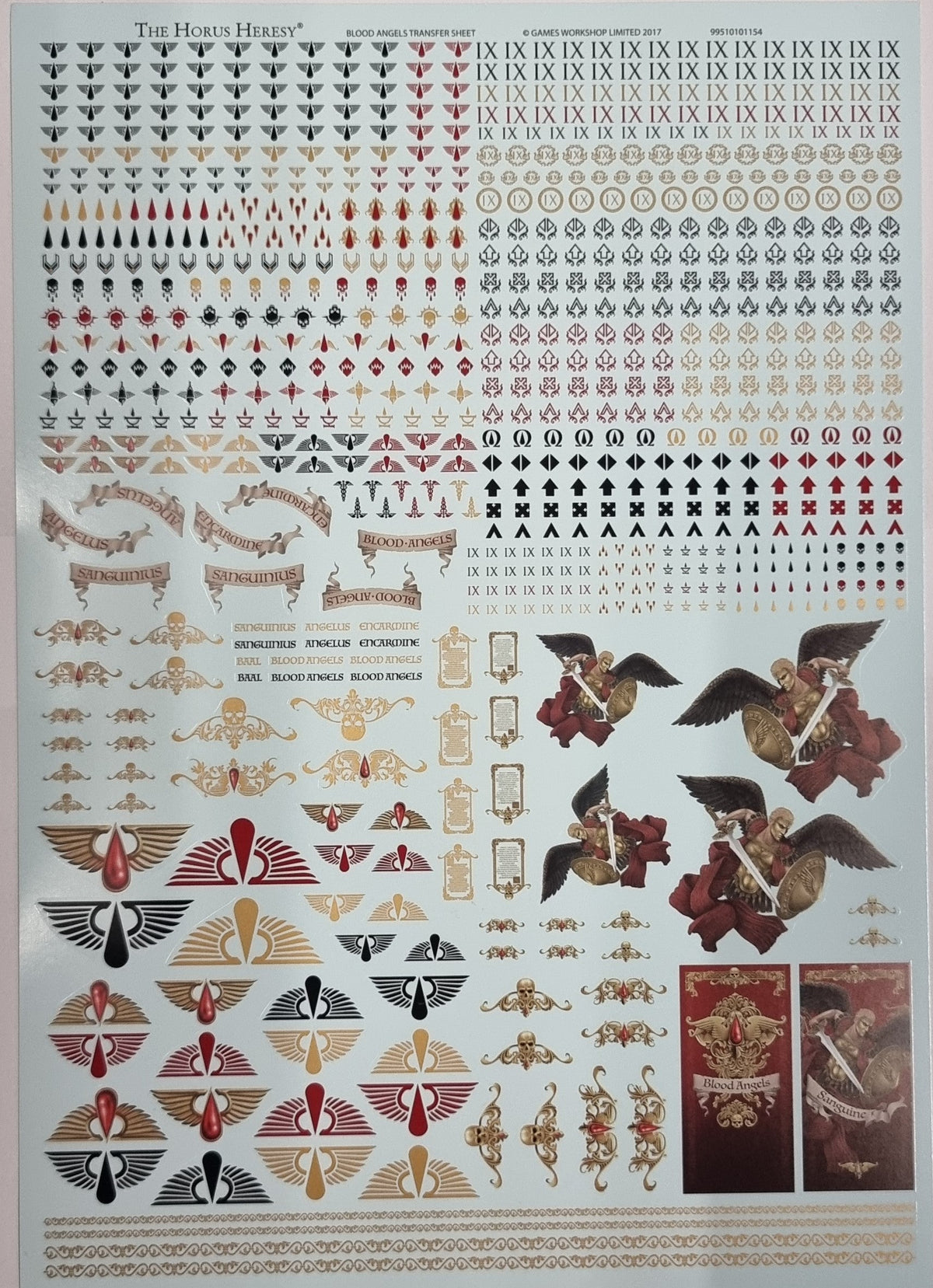 Legion Transfers: Blood Angels