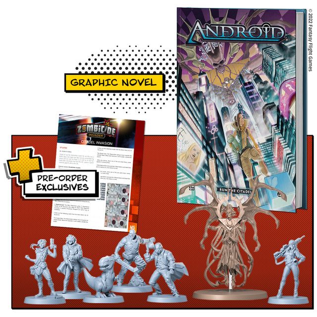 Zombicide: Invader – Android Universe: CMON Comics – Vol. 2 Promos