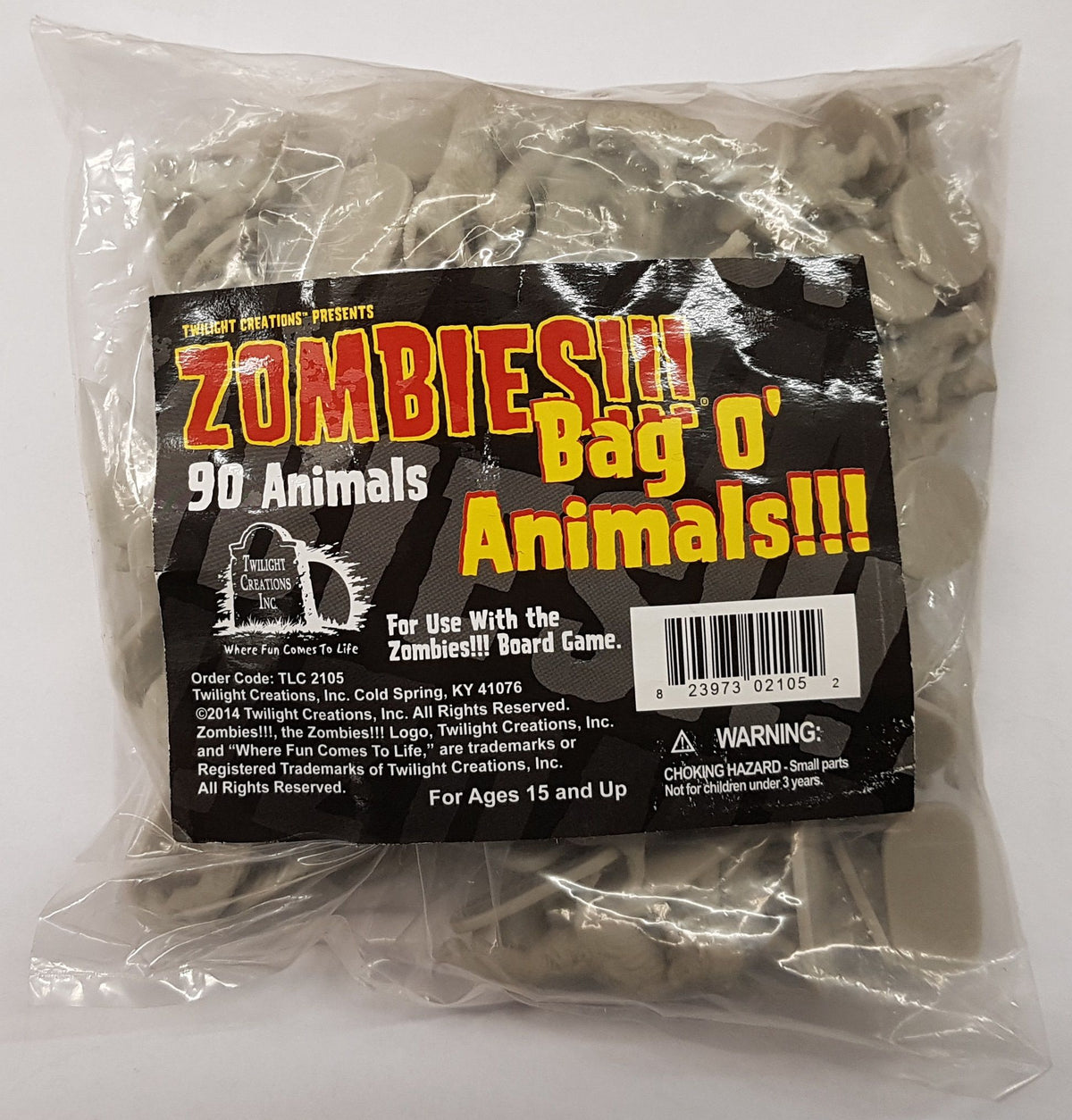 Zombies!!!: Bag o' Animals!!!