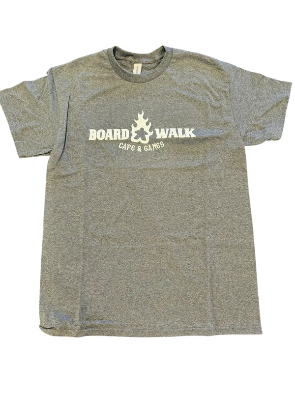 Flaming Meeple Shirt - Boardwalk Cafe & Games