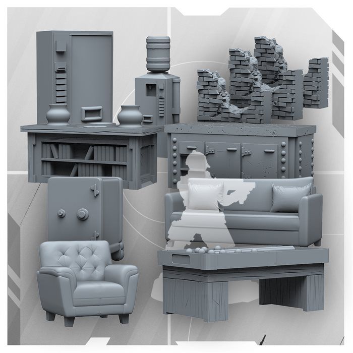 6: Siege – 3D Decor Set