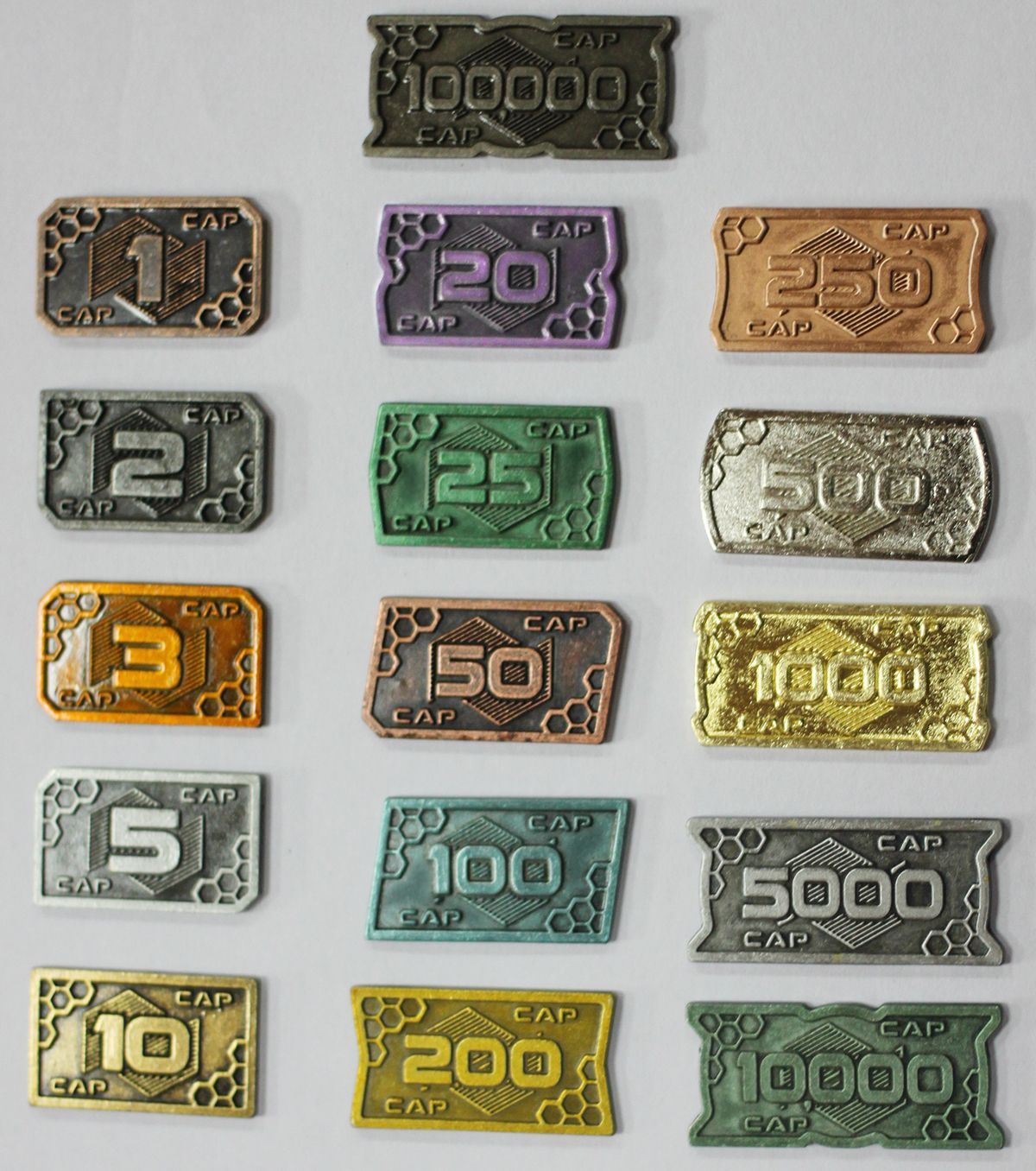 Hegemonic: Futuristic Metal Coins