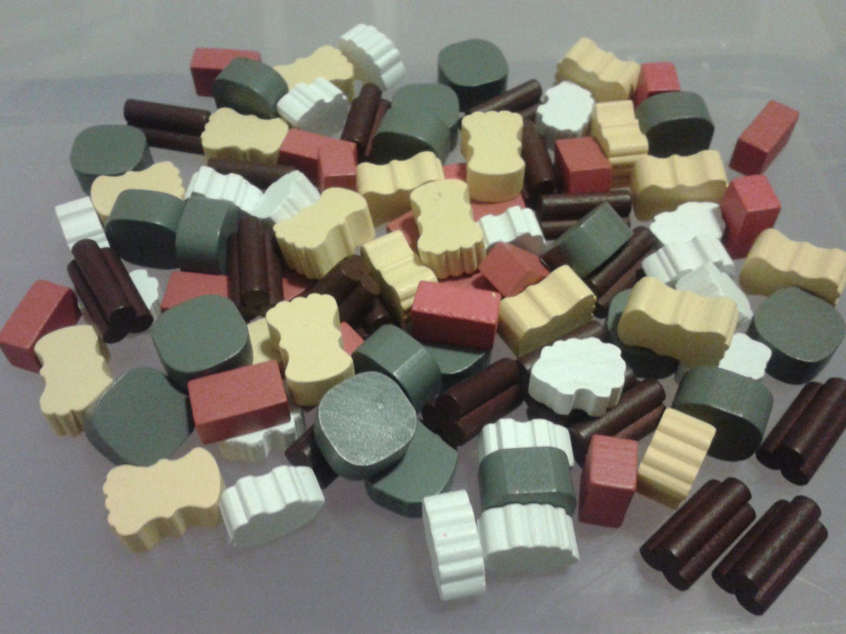 Catan: Yucatan Wooden Token Set (95 Pack)