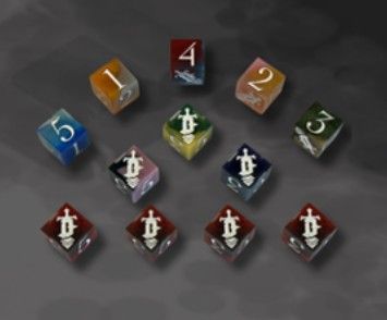 Shuffle Dungeons: Custom Dice Set