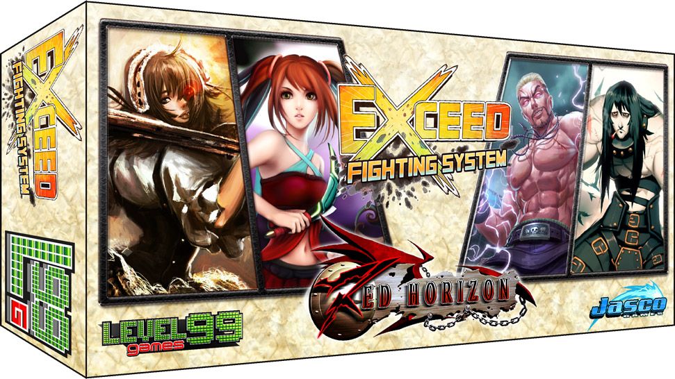 Exceed: Red Horizon – Alice, Zoey, Gabrek, and Ulrik