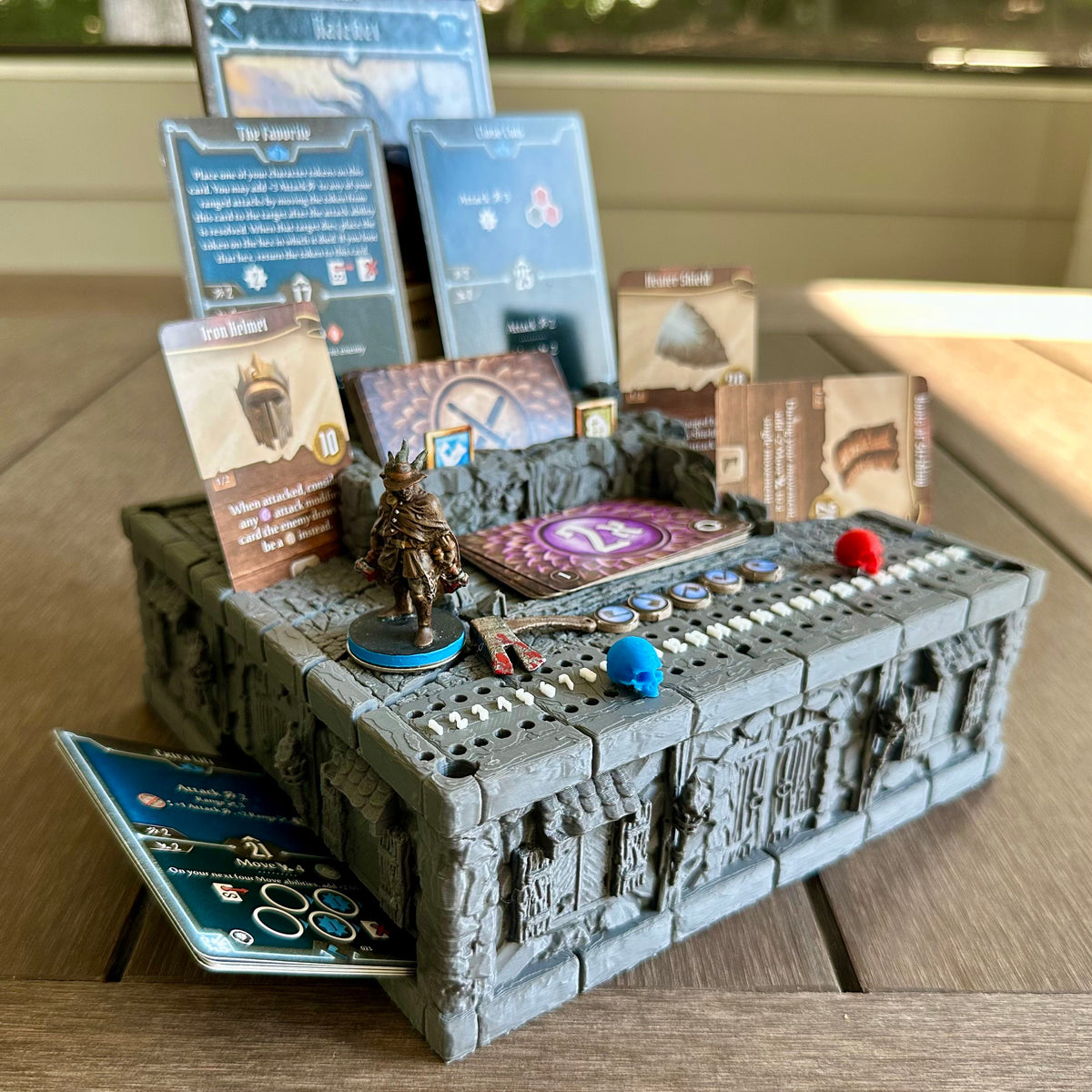 Gloomhaven: Molten Mesh Gaming Player Character Dashboard & Storage Vault