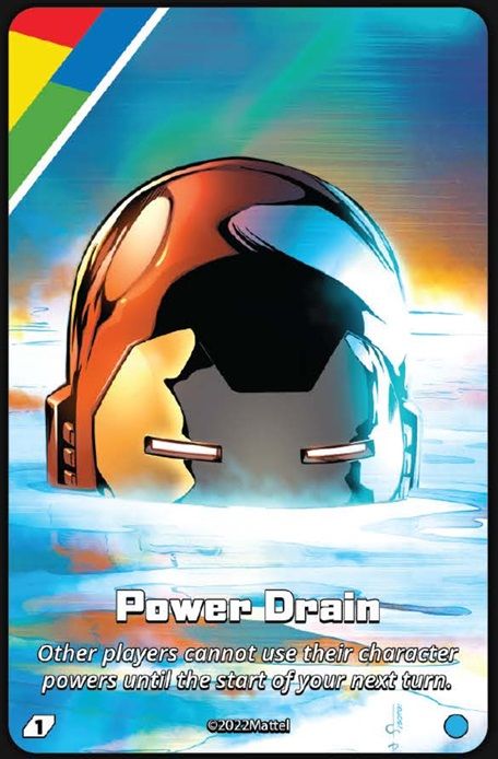 UNO Ultimate: Iron Man – Power Drain Foil Chase Card