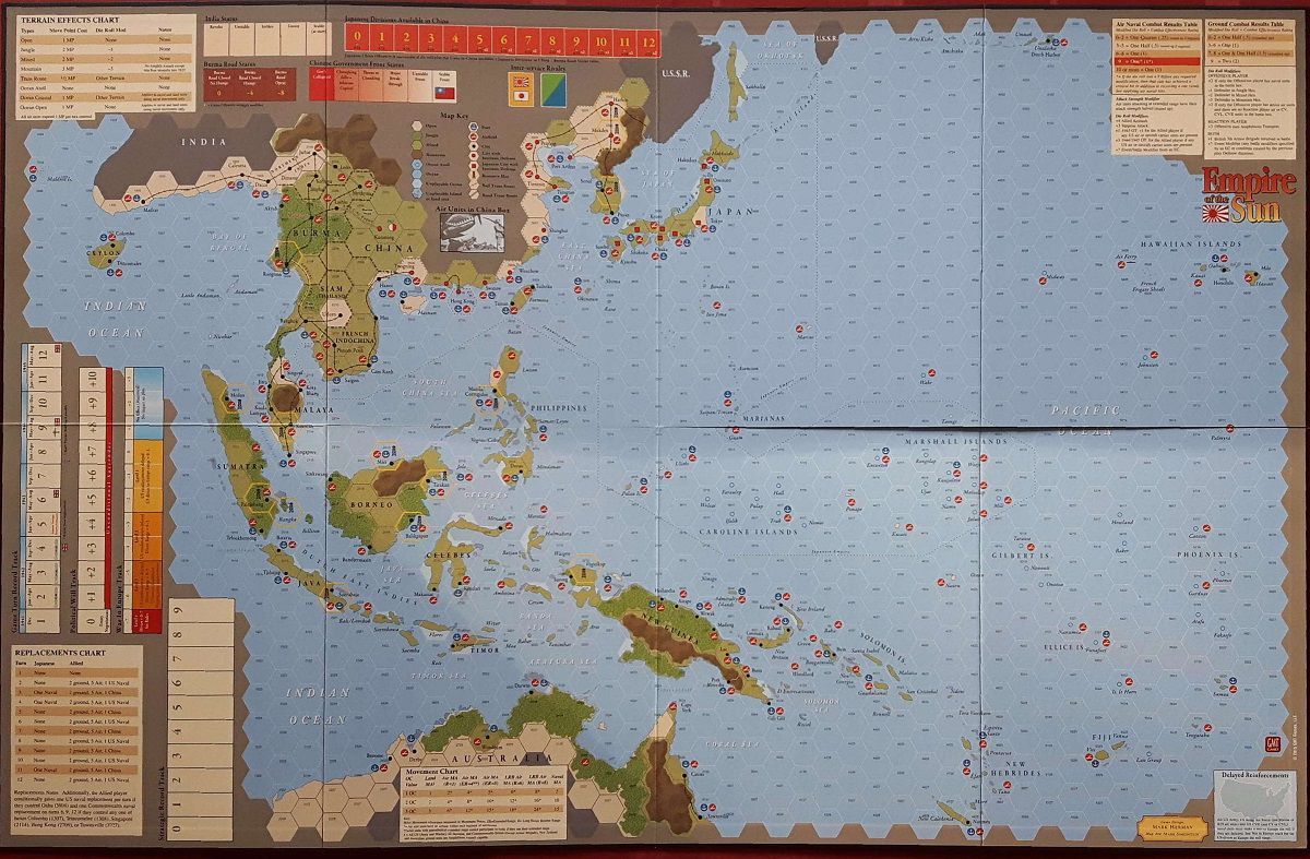 Empire of the Sun: Mounted Mapboard