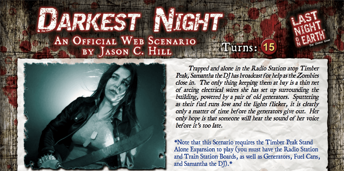 Last Night on Earth 'Darkest Night' Scenario
