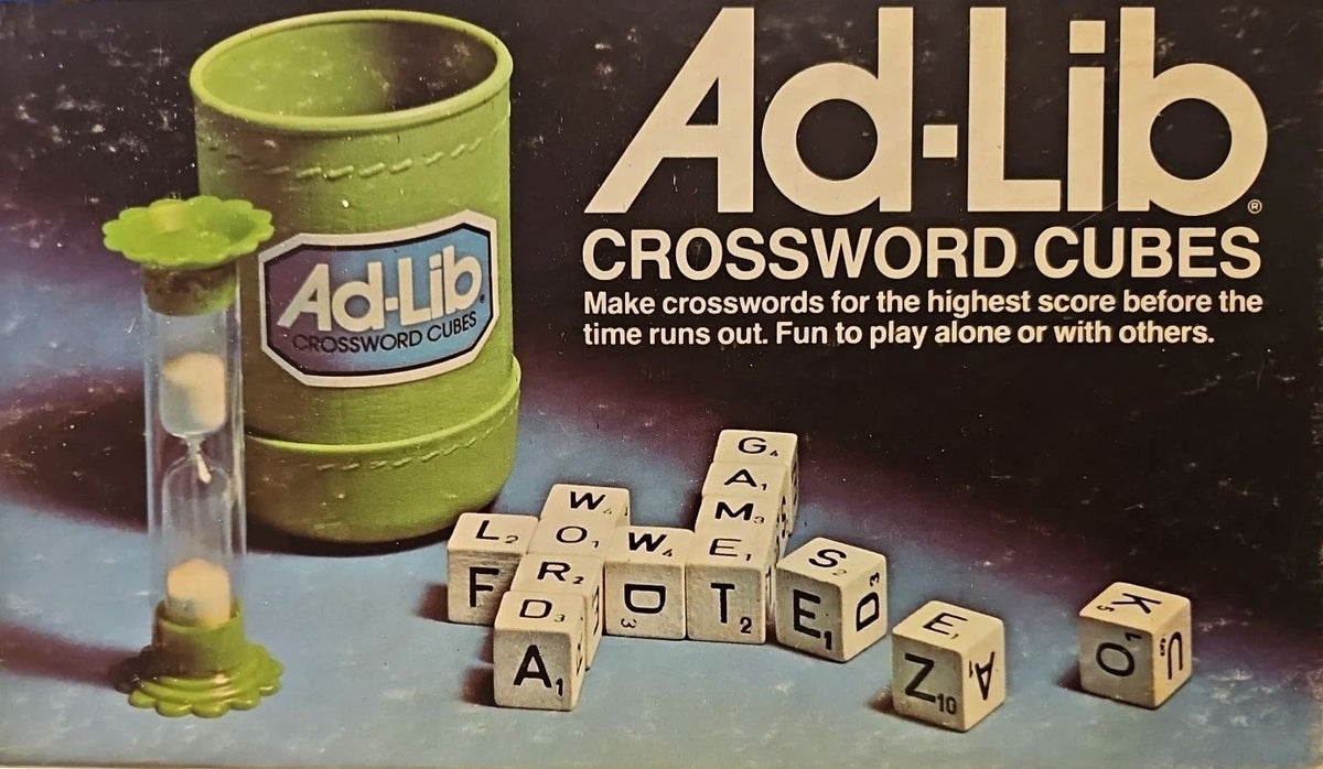 Ad-Lib Crossword Cubes