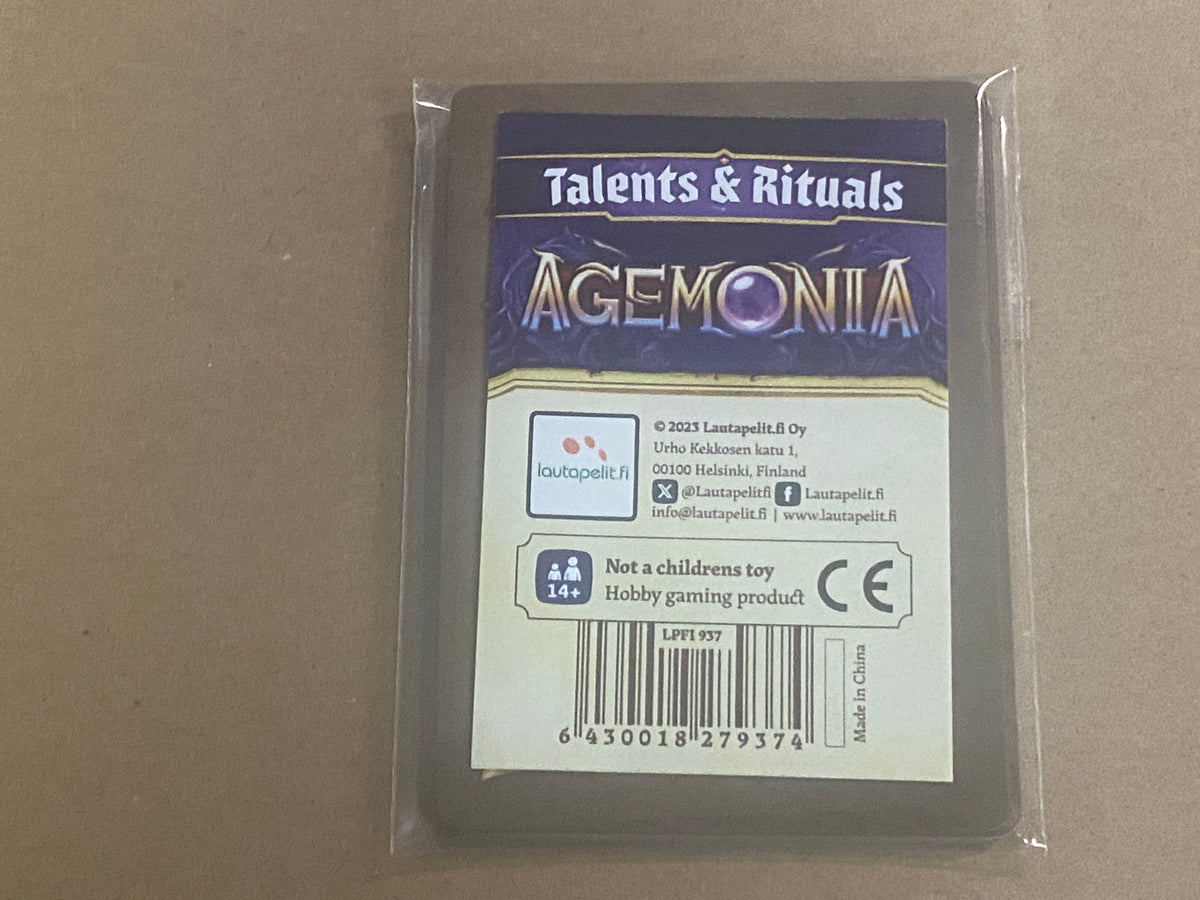 Agemonia: Talents & Rituals