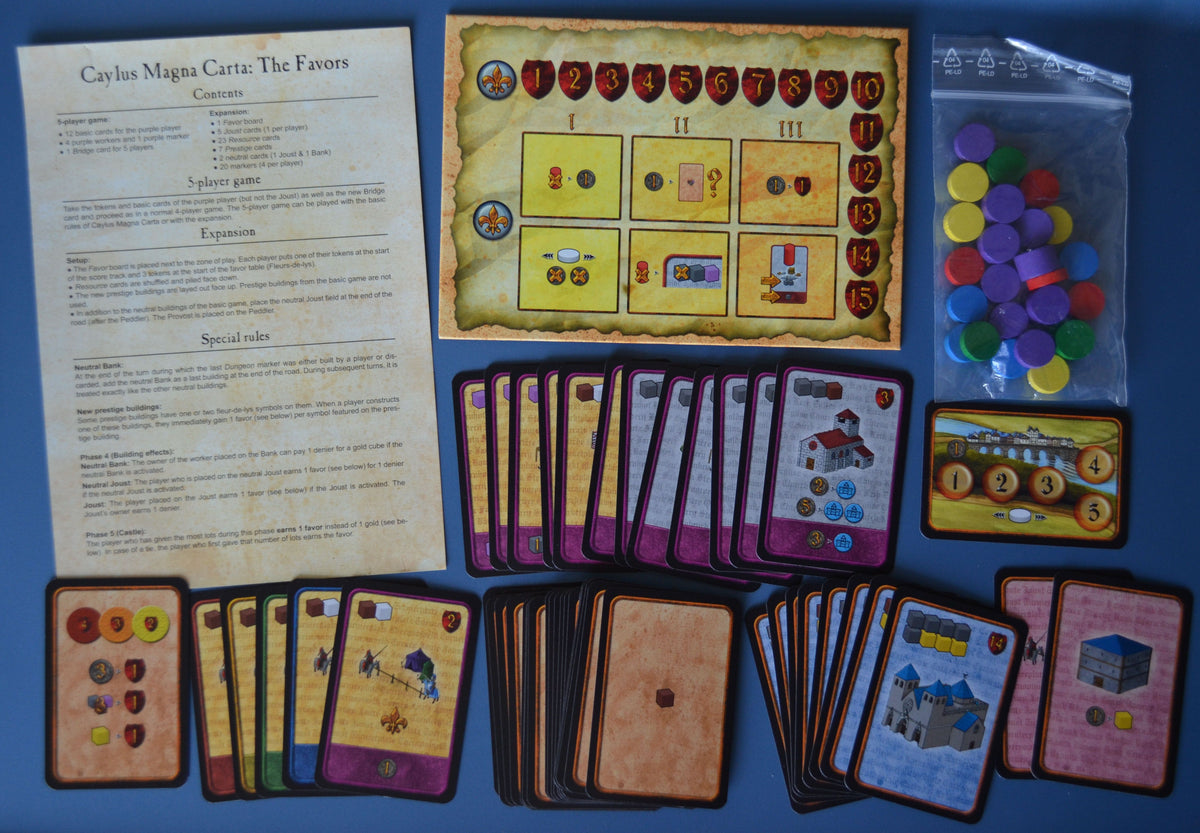 Caylus Magna Carta: The Favors