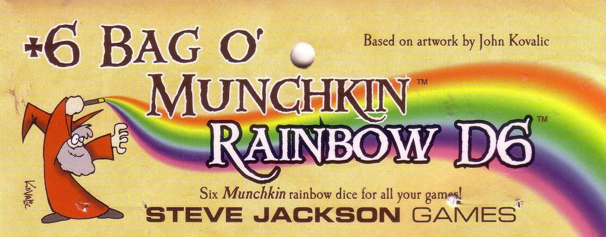 Munchkin: +6 Bag o' Munchkin Rainbow d6