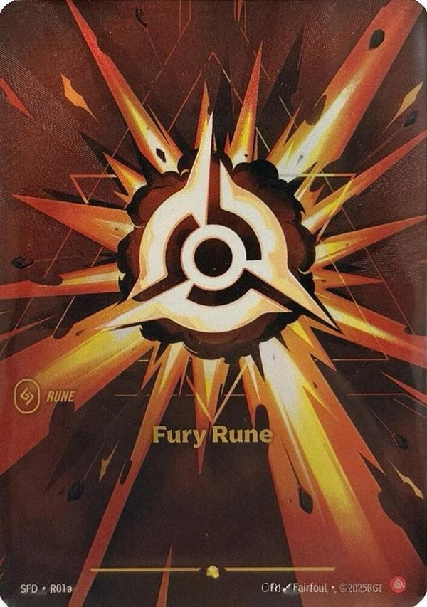 Fury Rune (R01a) (SFD R01a) - Riftbound: League of Legends TCG