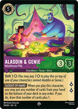 Aladdin & Genie - Mischievous Pals (Attack of the Vine! 59/207) - Disney Lorcana