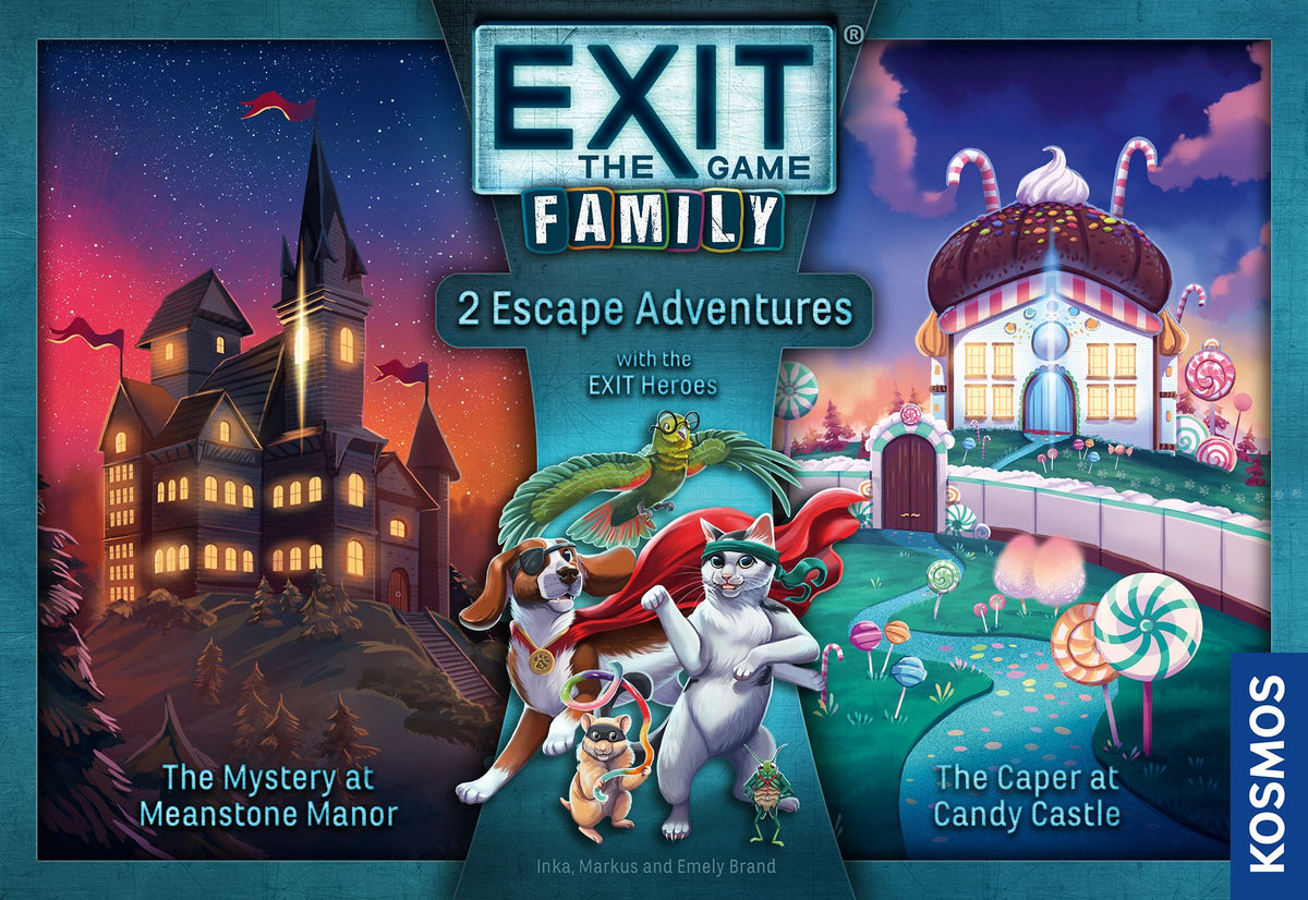 EXIT: The Game – Family: The Mystery at Meanstone Manor/The Caper at Candy Castle