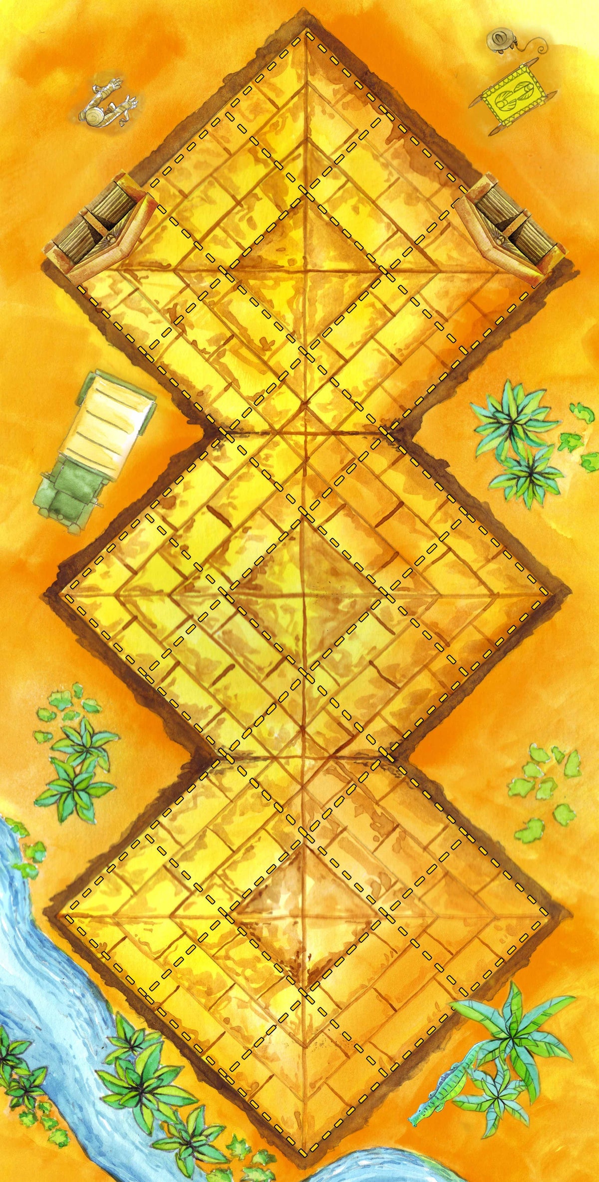 Das Labyrinth des Pharao: Sphinx und Triamide