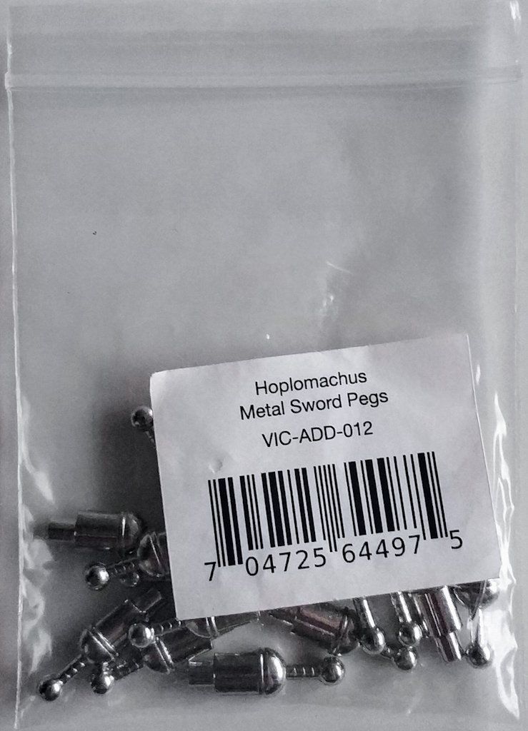 Hoplomachus: Victorum – Hero Tracker Metal Sword Pegs