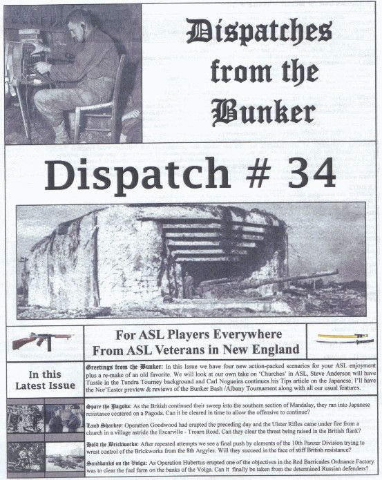 Dispatches from the Bunker #34