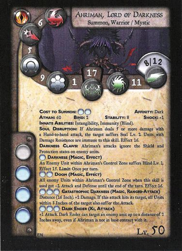Anima Tactics: Ahriman, Lord of Darkness