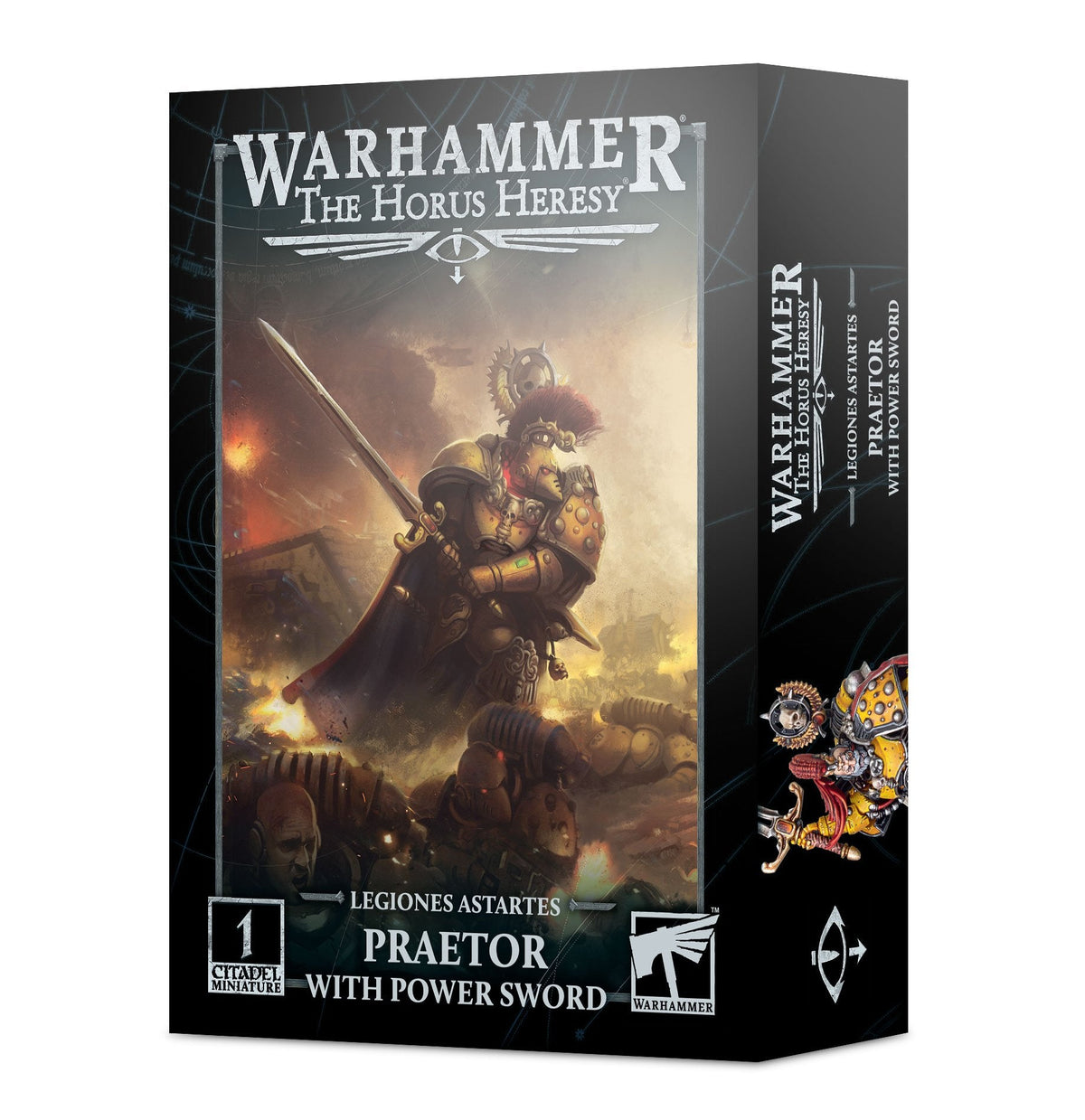 Legiones Astartes Praetor With Power Sword