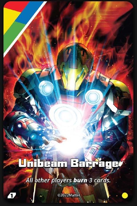 UNO Ultimate: Iron Man – Unibeam Barrage Foil Chase Card