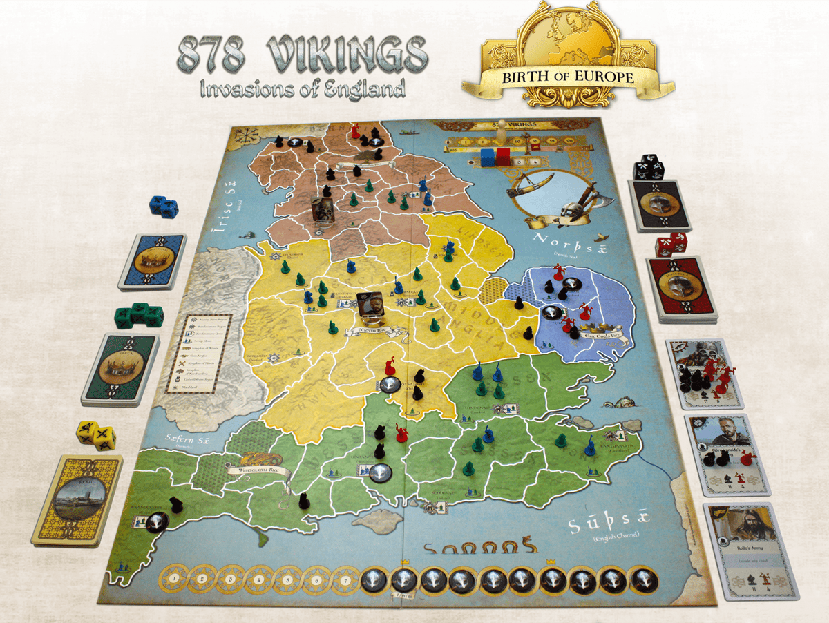 878 Vikings: Invasions of England – Giant Map Mat
