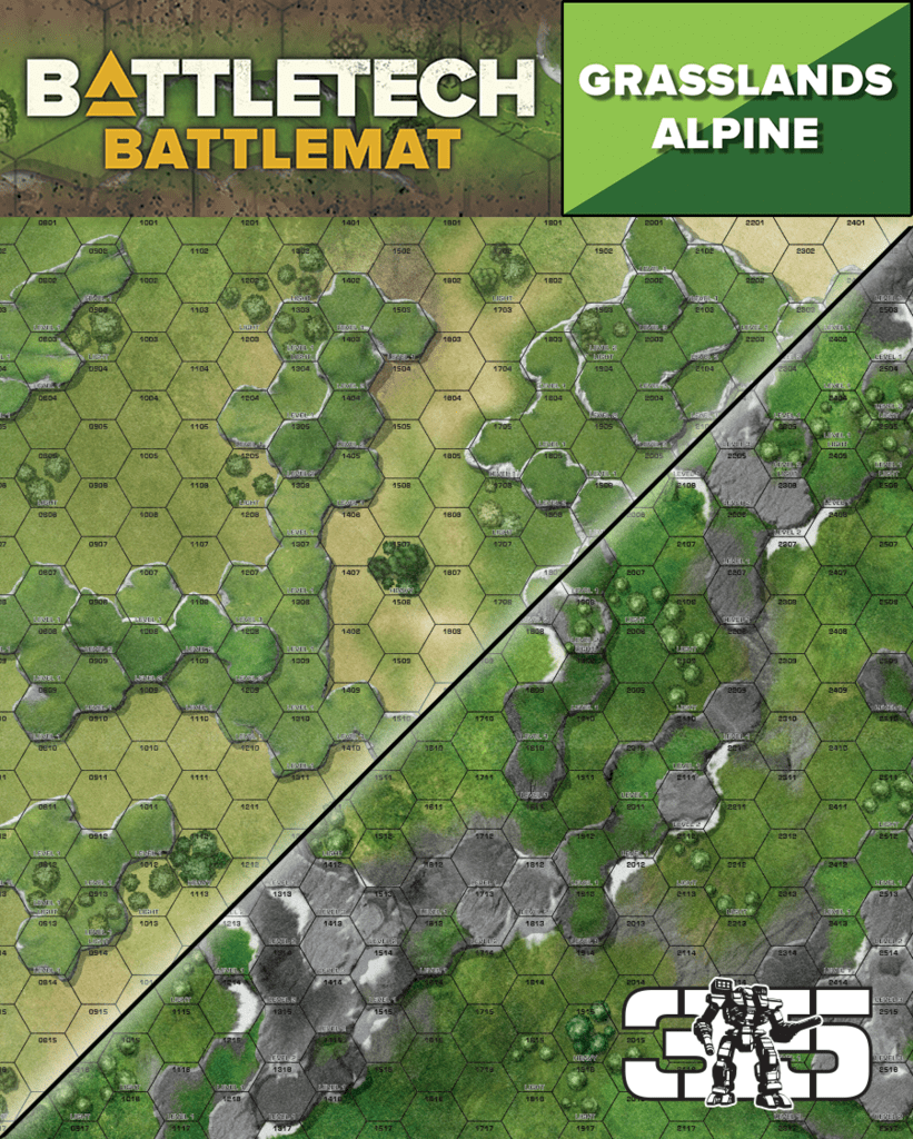 BattleTech: Alpine/Grasslands Battlemat